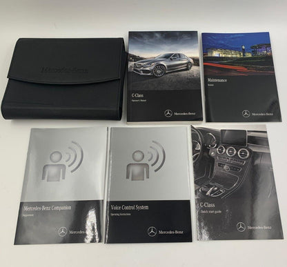 2016 Mercedes-Benz C-Class Owners Manual Set with Case OEM F03B07016