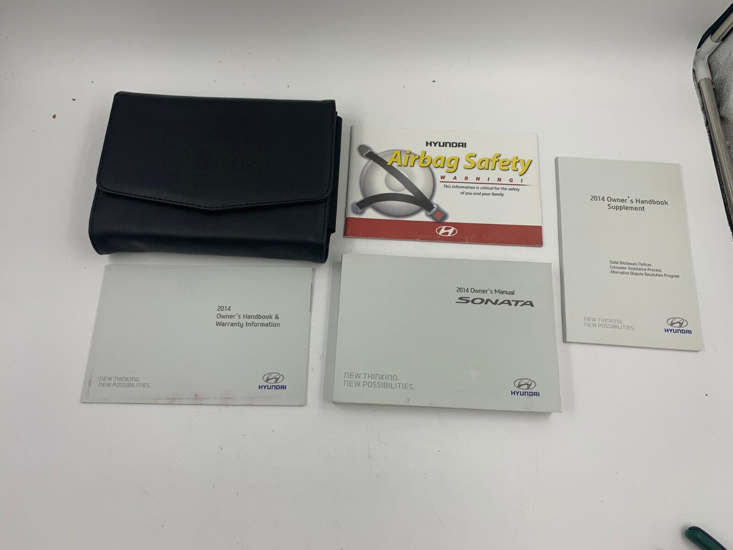 2014 Hyundai Sonata Owners Manual Set with Case OEM B04B19010