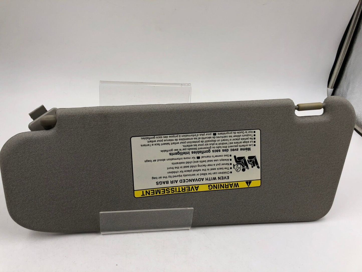 2006-2011 Chevrolet Aveo Passenger Sun Visor Sunvisor Gray OEM G02B39061