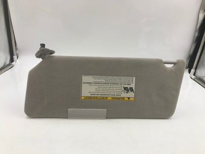 2002-2006 Toyota Camry Passenger Sun Visor Sunvisor Gray OEM G01B07063