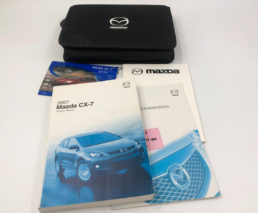 2007 Mazda CX-7 CX7 Owners Manual Set with Case OEM B04B16032