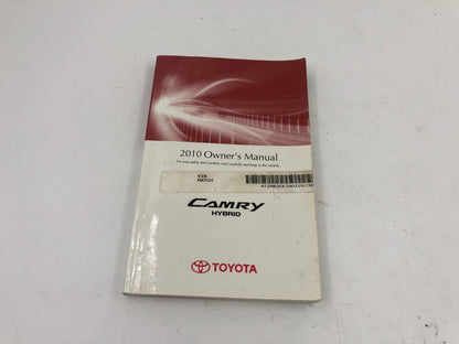 2010 Toyota Camry Owners Manual Handbook OEM F02B41031