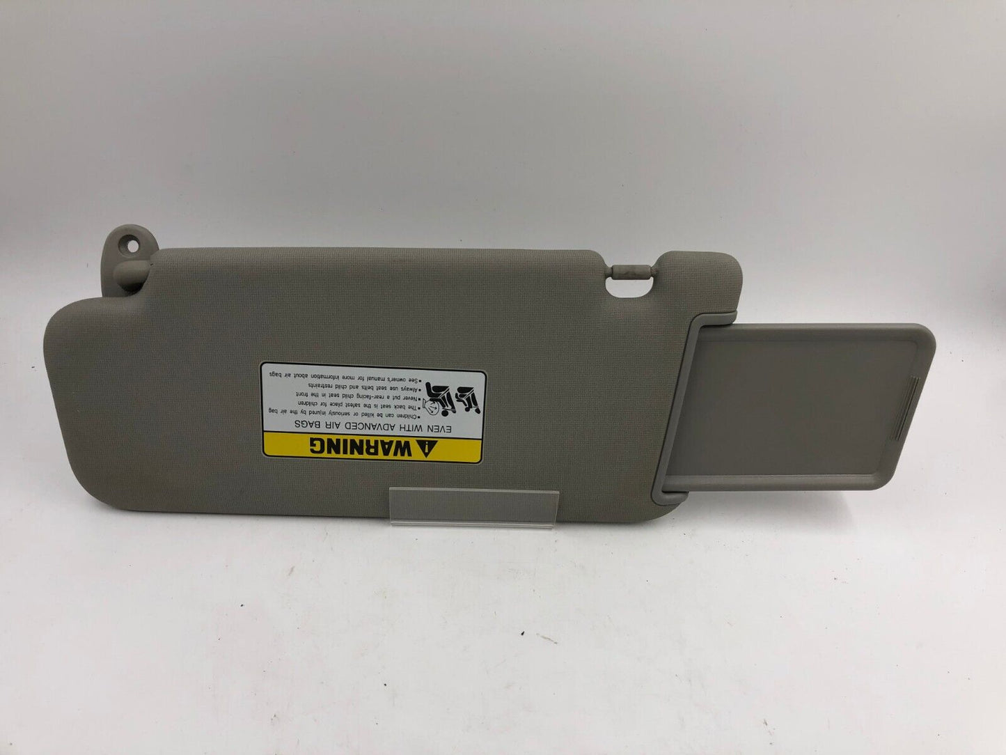 2010-2013 Kia Forte Passenger Sun Visor Sunvisor Gray OEM F03B11024