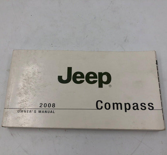 2008 Jeep Compass Owners Manual OEM F03B33025