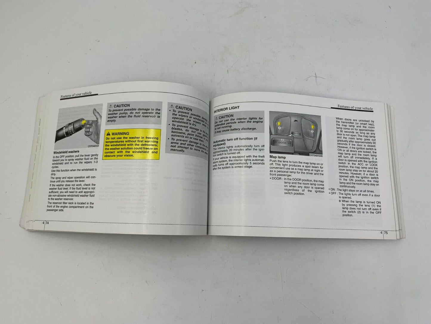 2011 Hyundai Sonata Owners Manual Set with Case OEM F03B02037