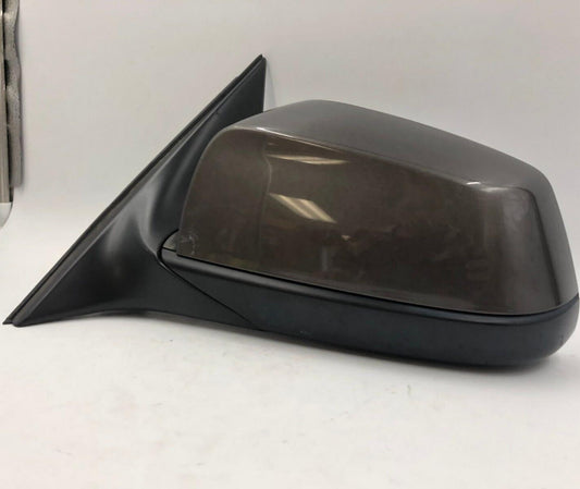 2011-2012 BMW 535i Driver Side View Power Door Mirror Gray OEM F03B26036