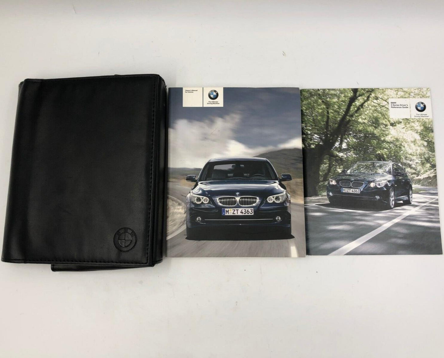 2009 BMW 5 Series Owners Manual Handbook Set with Case L03B34032