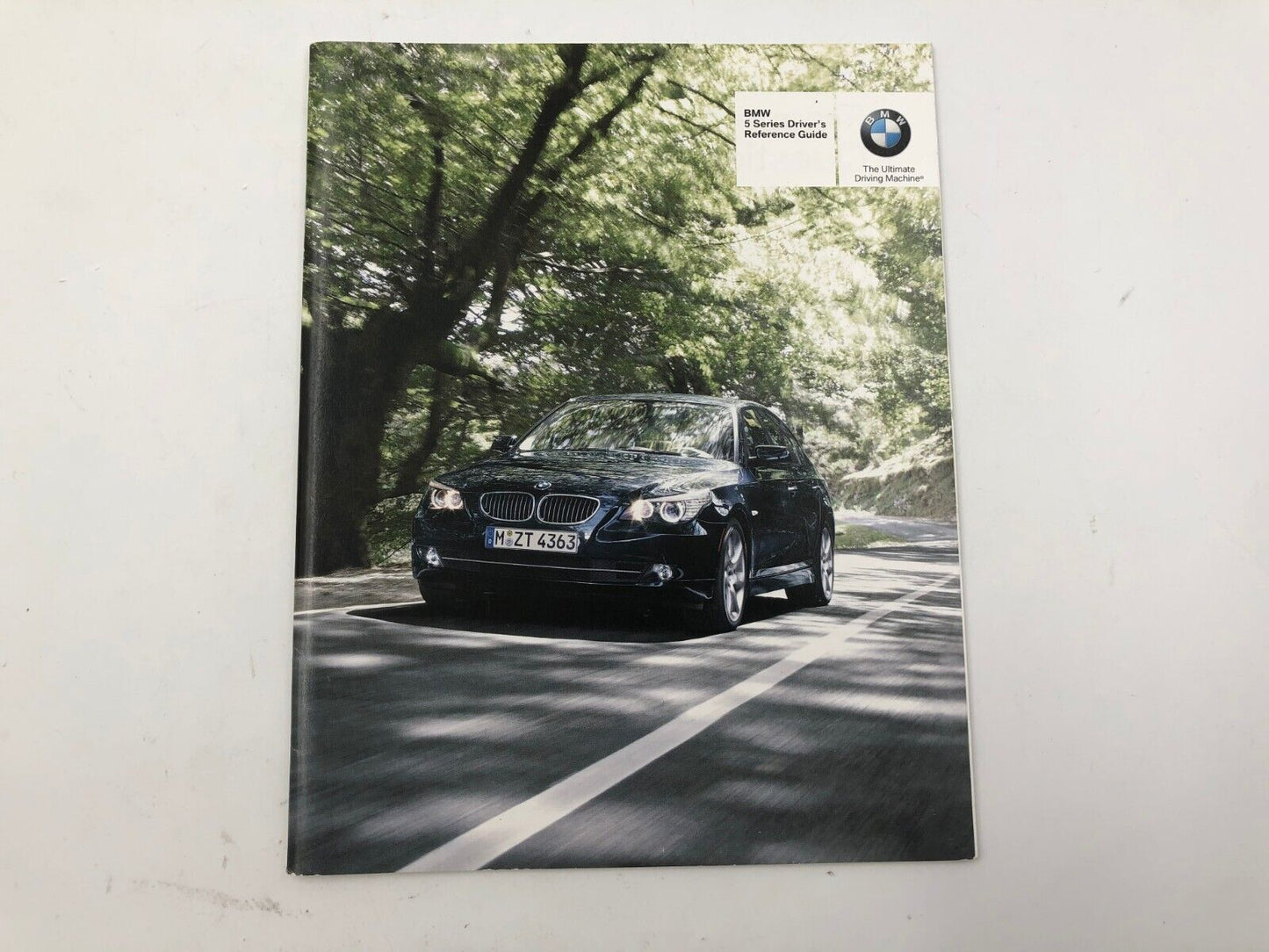 2009 BMW 5 Series Owners Manual Handbook Set with Case L03B34032