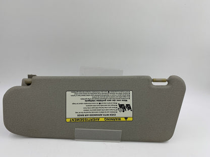 2006-2011 Chevrolet Aveo Passenger Sun Visor Sunvisor Gray OEM F02B19056