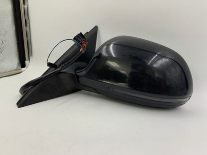 2009 Audi A4 Driver Side View Power Door Mirror Black OEM G01B33024