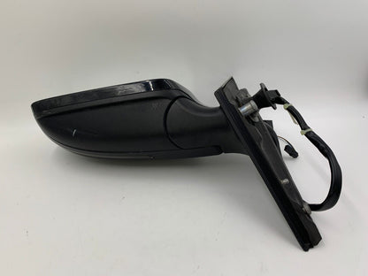 2009 Audi A4 Driver Side View Power Door Mirror Black OEM G01B33024