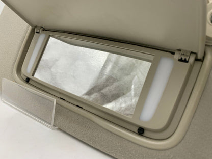 2005-2009 Volvo 60 Passenger Sun Visor Sunvisor Illuminated Gray OEM G01B12063