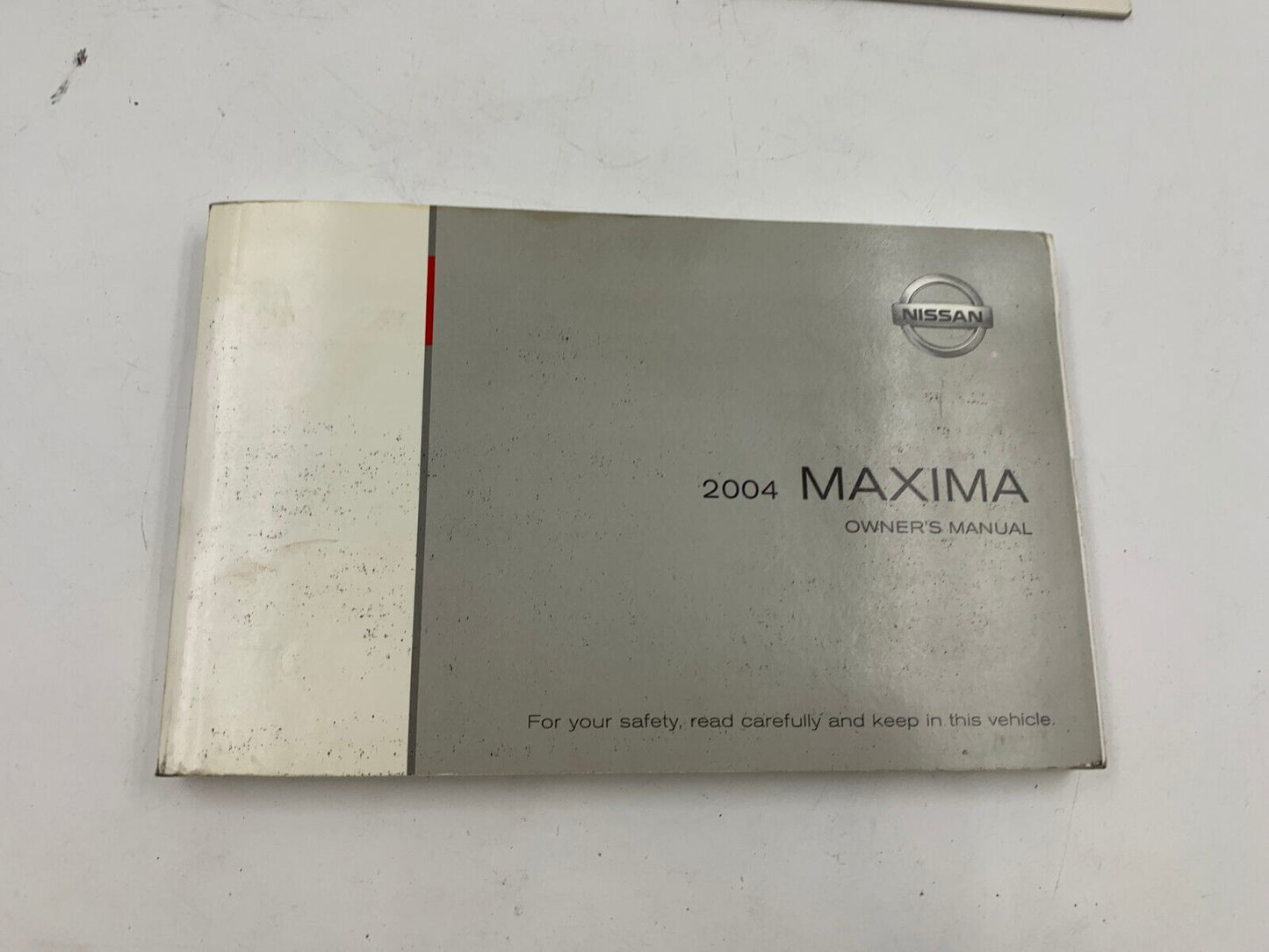 2004 Nissan Maxima Owners Manual Set with Case OEM B03B02027