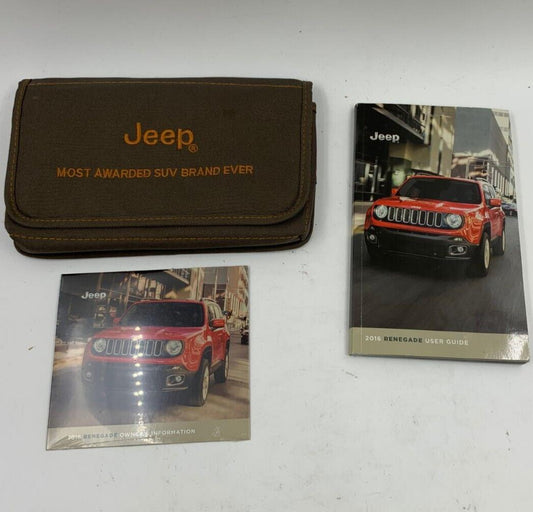 2016 Jeep Renegade Owners Manual Handbook Set with Case OEM G02B21085