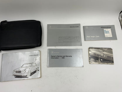 1996 Mercedes-Benz E-Class Owners Manual Set with Case OEM G02B03060