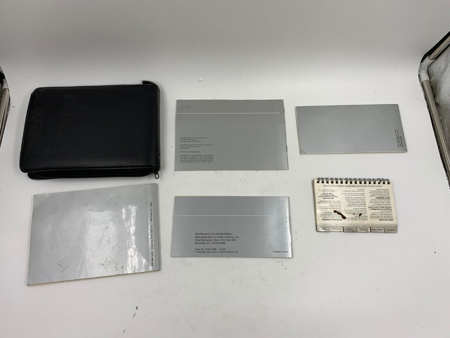 1996 Mercedes-Benz E-Class Owners Manual Set with Case OEM G02B03060