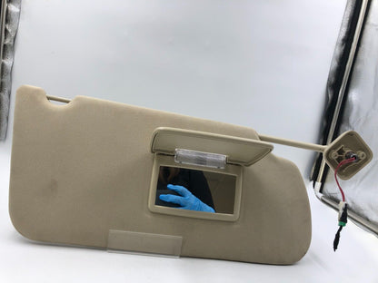 2013-2019 Ford Flex Passenger Sunvisor Sun Visor Beige Illuminated OEM G01B05064