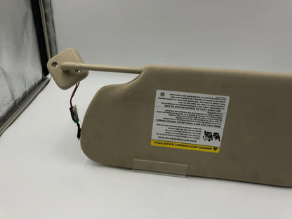 2013-2019 Ford Flex Passenger Sunvisor Sun Visor Beige Illuminated OEM G01B05064