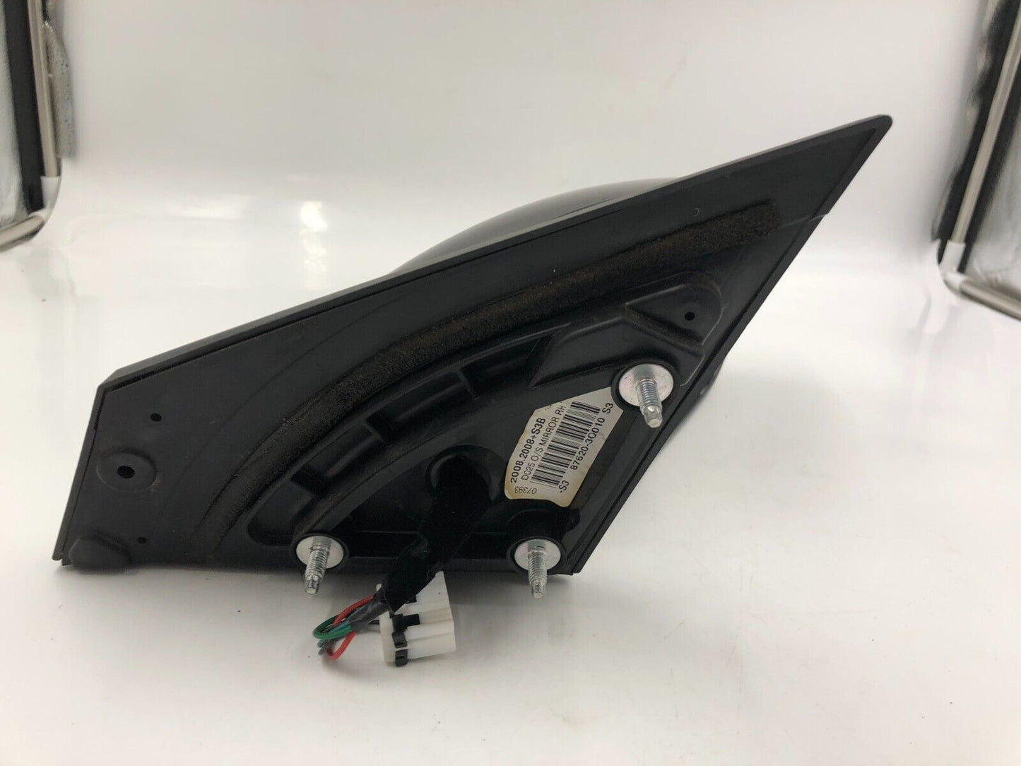 2011-2014 Hyundai Sonata Passenger Side View Power Door Mirror Black G01B09054