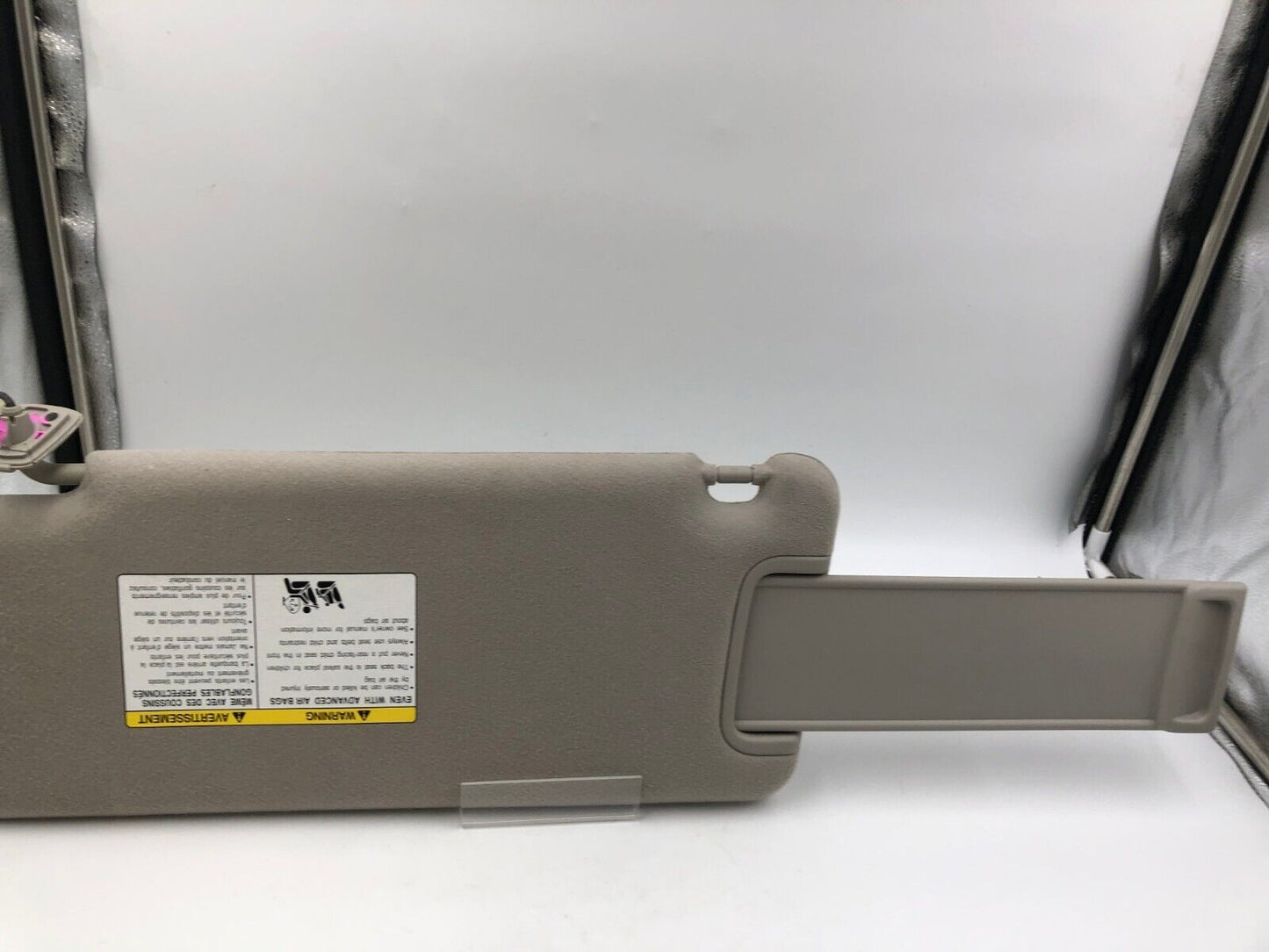 2011-2017 Nissan Quest Passenger Sunvisor Gray Illuminated OEM G01B56022