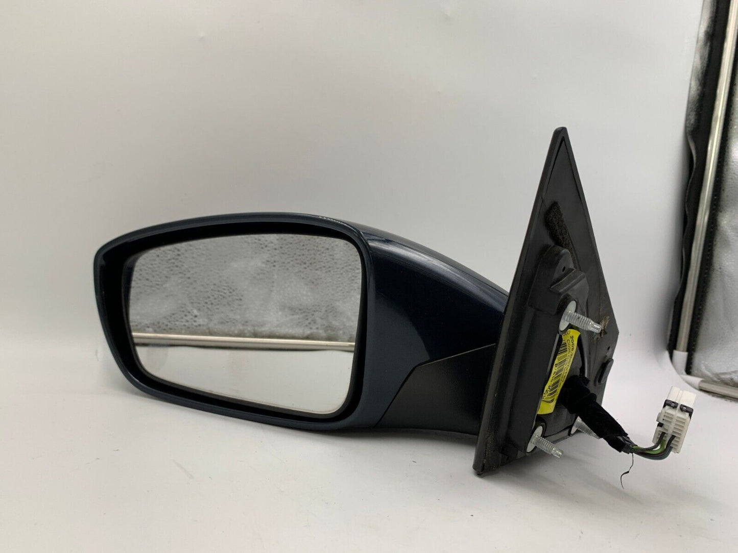 2011-2014 Hyundai Sonata Driver Side View Power Door Mirror Blue OEM E04B43030