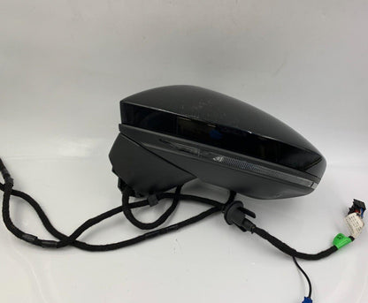 2021-2023 Audi RS7 Driver Side View Power Door Mirror Black OEM C01B35064