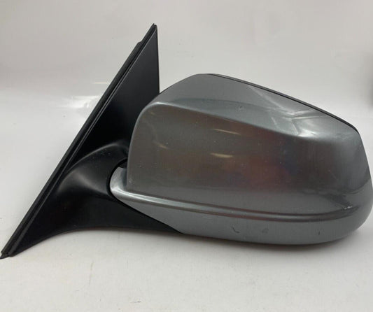 2012-2013 BMW 528i Driver Side View Power Door Mirror Gray OEM A04B33036