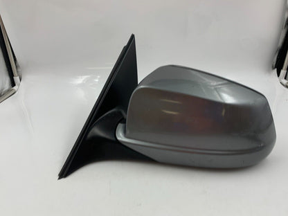 2012-2013 BMW 528i Driver Side View Power Door Mirror Gray OEM A04B33036