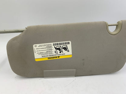 2010-2017 Jeep Patriot Passenger Sun Visor Sunvisor Gray OEM G01B07070