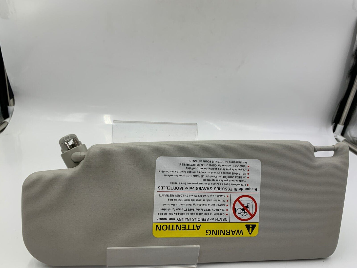 2011-2018 Volkswagen Jetta Passenger Sun Visor Sunvisor Gray OEM G03B44012