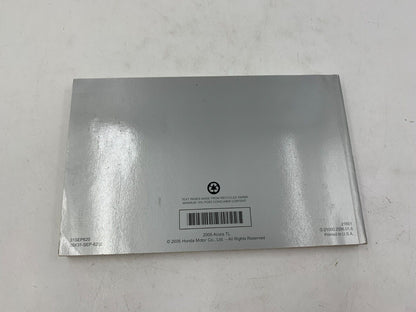 2006 Acura TL Owners Manual Handbook OEM A01B67002