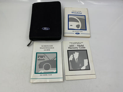 2001 Ford Windstar Owners Manual Handbook Set with Case OEM J03B25004