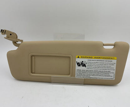 2013-2016 Audi A4 Driver Sun Visor Sunvisor Beige Illuminated OEM F02B29038