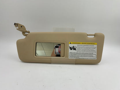 2013-2016 Audi A4 Driver Sun Visor Sunvisor Beige Illuminated OEM F02B29038