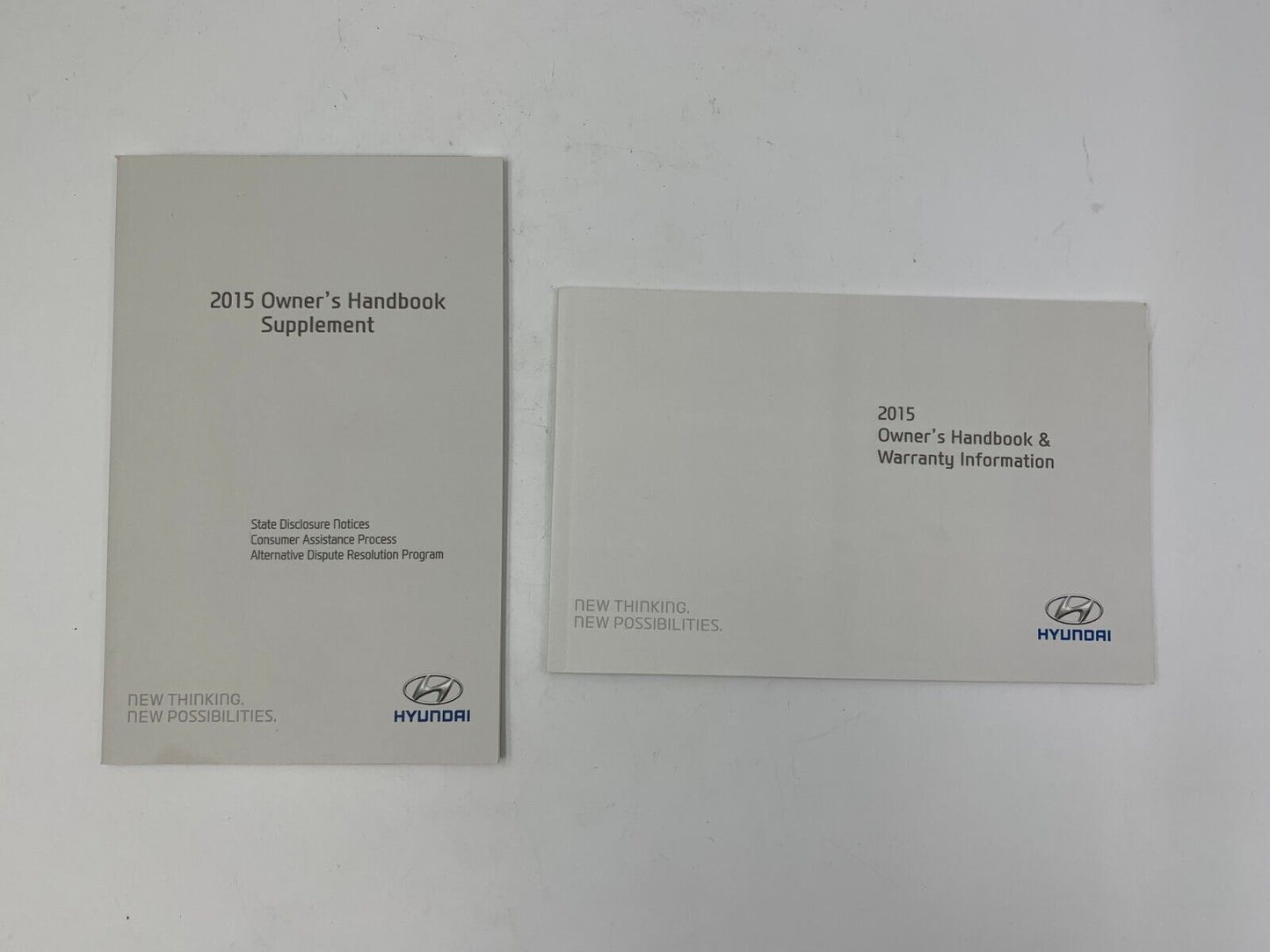 2015 Hyundai Tucson Owners Manual Handbook Set with Case OEM D03B40028