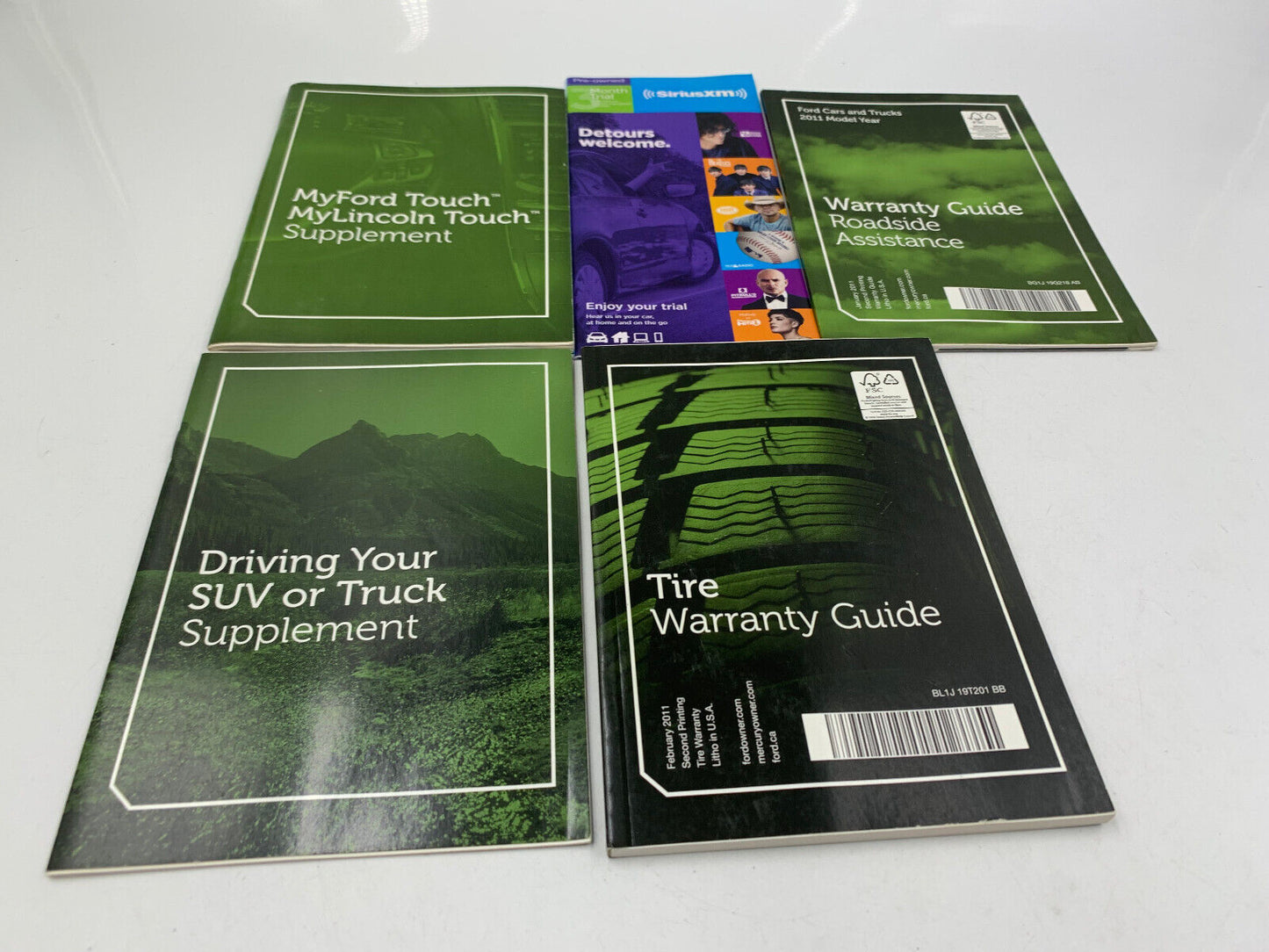 2011 Ford Explorer Owners Manual Handbook Set with Case OEM D03B24045