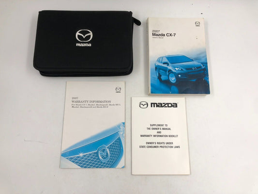 2007 Mazda CX-7 CX7 Owners Manual Set With Case OEM C04B35028