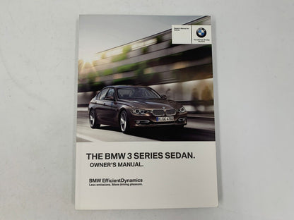 2013 BMW 3 Series Owners Manual Handbook with Case OEM A04B54040