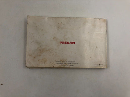 2004 Nissan Murano Owners Manual Handbook Set With Case OEM F03B11016