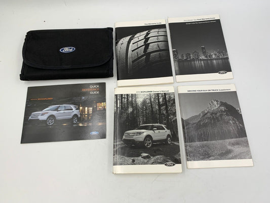 2013 Ford Explorer Owners Manual Set with Case OEM F04B52023