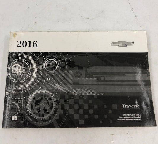 2016 Chevrolet Traverse Owners Manual OEM B04B06005