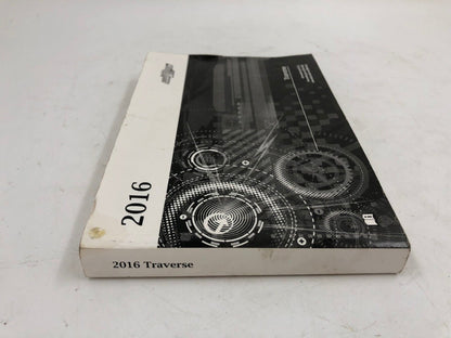 2016 Chevrolet Traverse Owners Manual OEM B04B06005