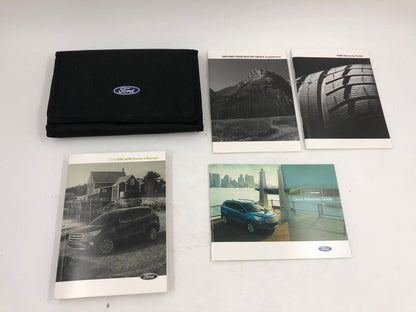 2019 Ford Escape Owners Manual Set with Case OEM A02B17005