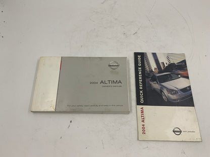 2004 Nissan Altima Owners Manual Set OEM F01B26057