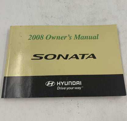 2008 Hyundai Sonata Owners Manual OEM F01B26060