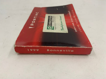 1999 Pontiac Bonneville Owners Manual OEM E01B56002