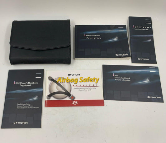 2010 Hyundai Tucson Owners Manual Set with Case OEM E01B56005