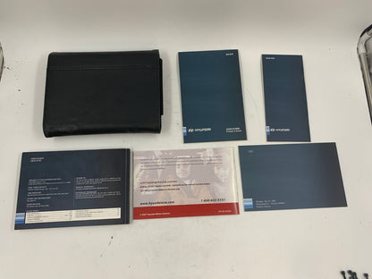 2010 Hyundai Tucson Owners Manual Set with Case OEM E01B56005