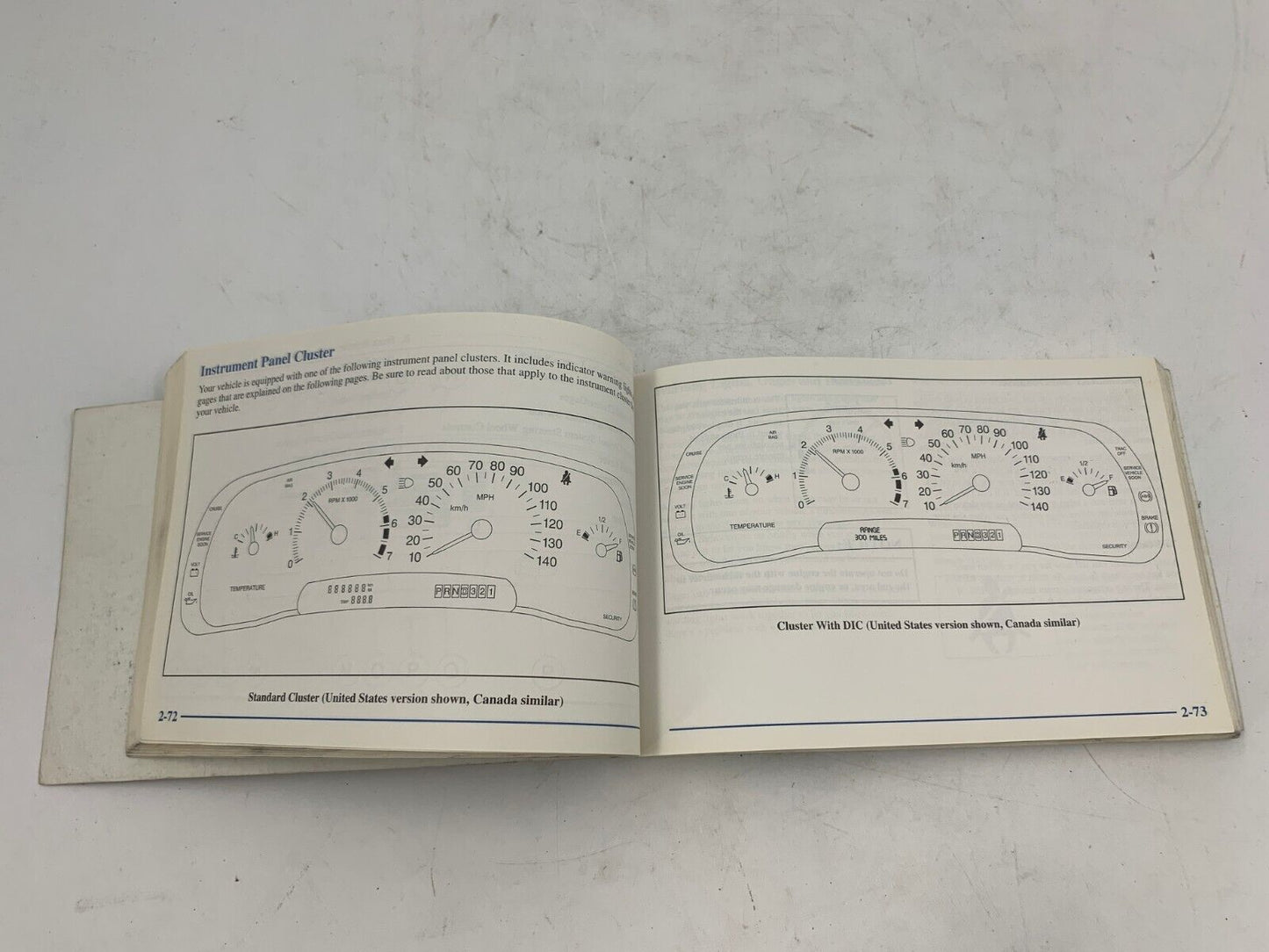 1998 Buick Park Avenue Owners Manual OEM F04B35009