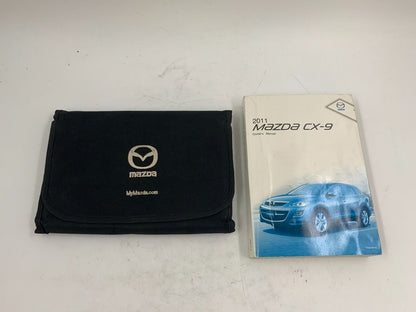 2011 Mazda CX-9 CX9 Owners Manual Set with Case OEM D04B56053